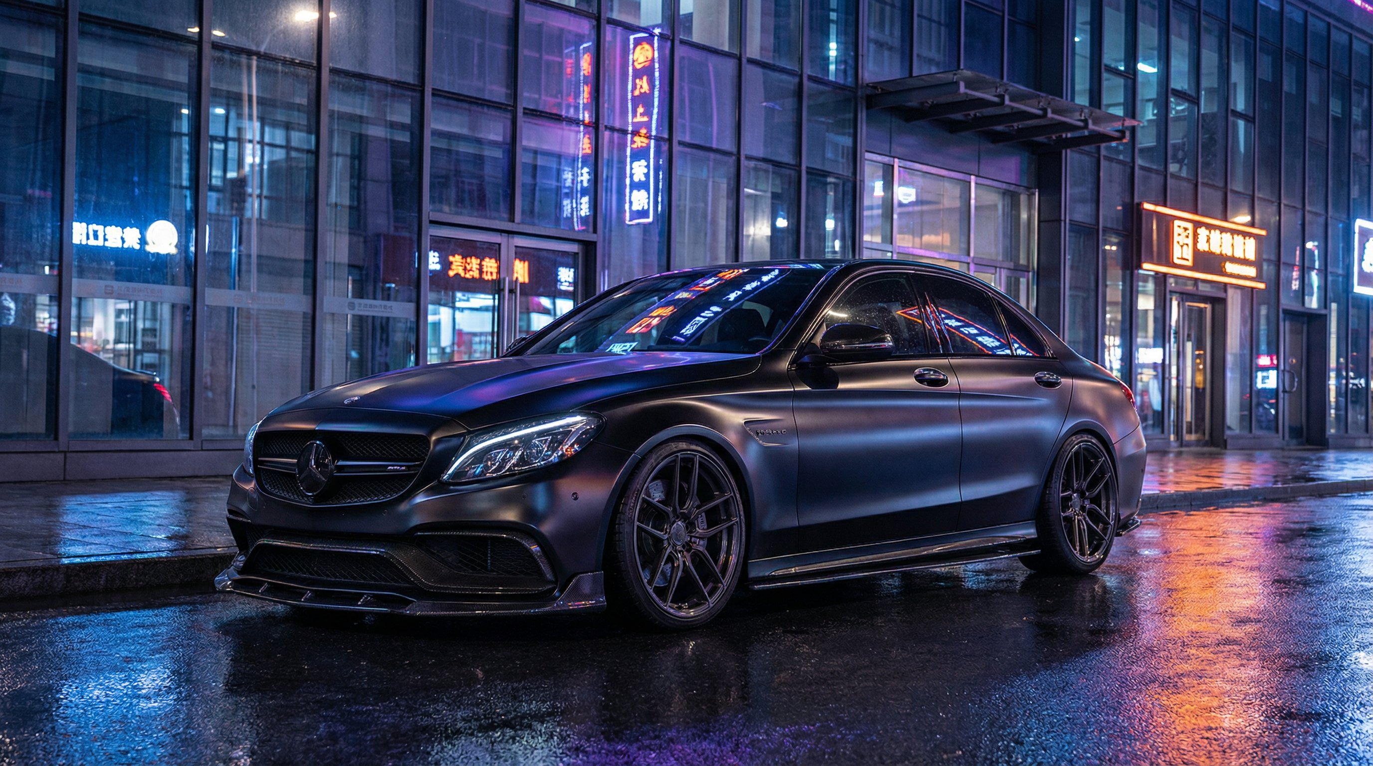 草莓视频奔驰C63改装视频